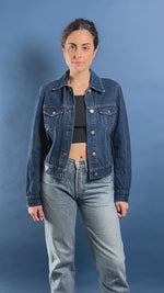 Load and play video in Gallery viewer, Vintage 1990s FIORUCCI Denim Jacket
