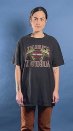 Load and play video in Gallery viewer, Vintage 2006 Harley Davidson T-shirt w/ Engine Illustration
