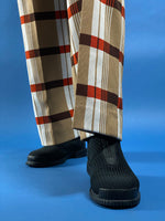 Load image into Gallery viewer, Vintage 1970s Check Fabric Trousers
