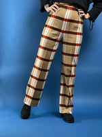 Load image into Gallery viewer, Vintage 1970s Check Fabric Trousers
