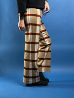 Load image into Gallery viewer, Vintage 1970s Check Fabric Trousers
