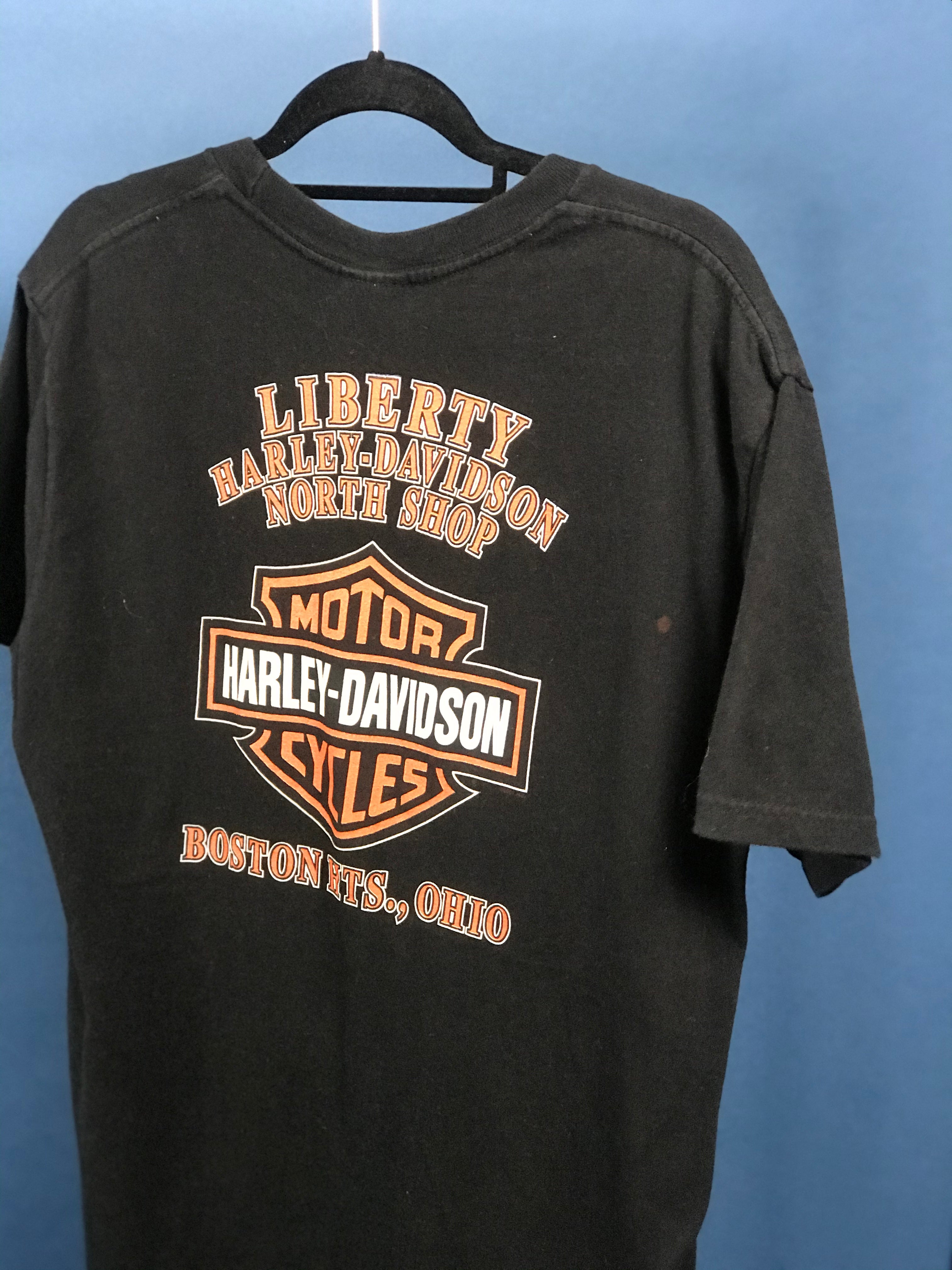 Vintage 00s HARLEY DAVIDSON Liberty Shop T-shirt