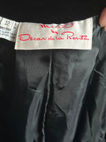 Load image into Gallery viewer, Vintage 1980s Oscar De La Renta Miss O Velvet Black Blazer
