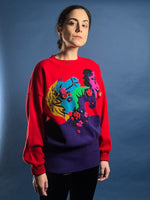 Load image into Gallery viewer, Vintage 1980s ESCADA by MARGARETA LEY Jumper w/ Embroidery
