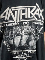 Load image into Gallery viewer, Vintage 2000s  ANTHRAX Band T-shirt
