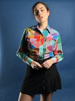 Load image into Gallery viewer, Vintage 1950s HbarC Ranchwear Cotton Plaid Western Shirt
