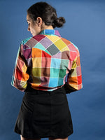 Load image into Gallery viewer, Vintage 1950s HbarC Ranchwear Cotton Plaid Western Shirt
