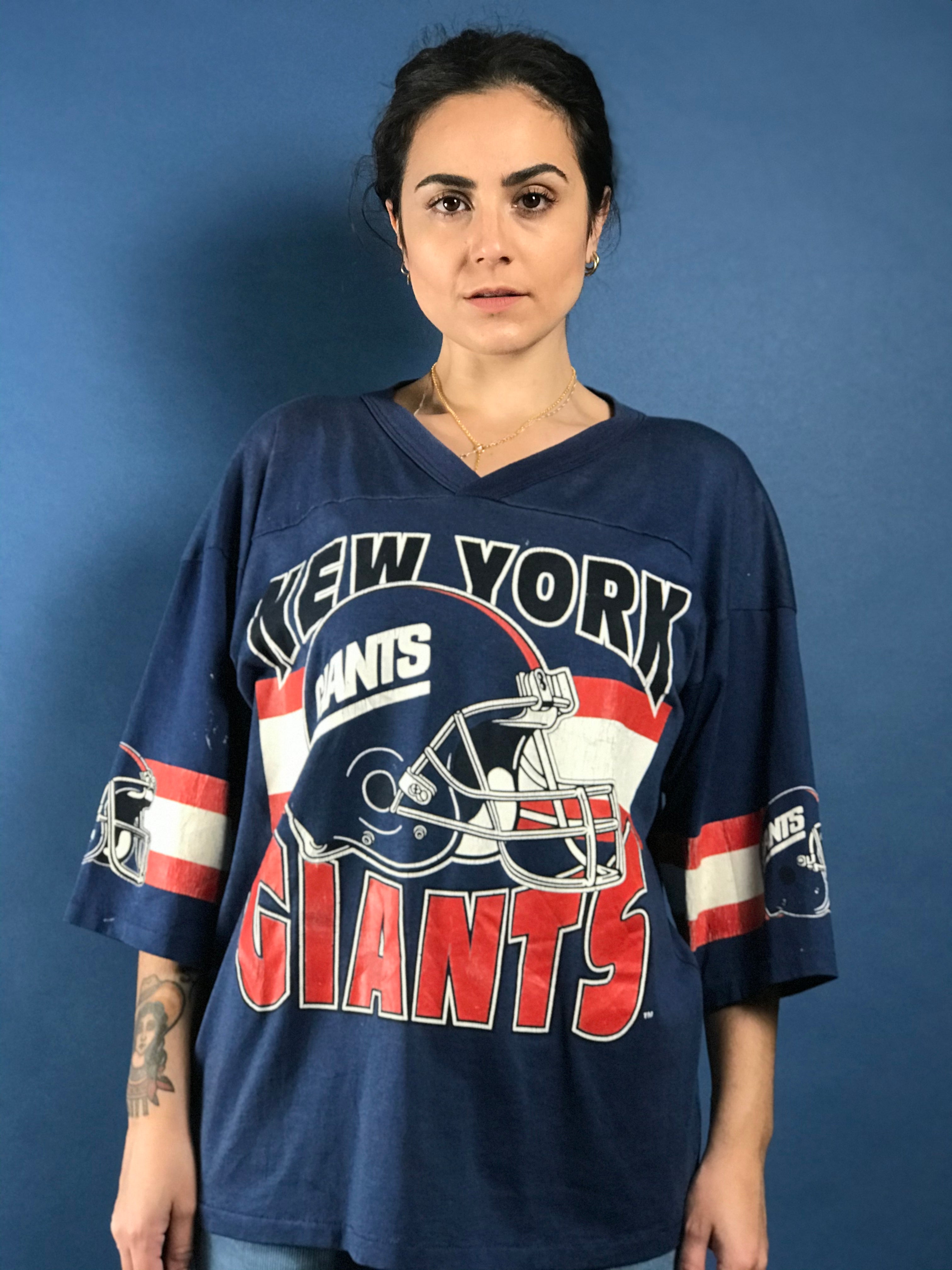 Vintage 1970s NFL New York GIANTS Jersey/Tshirt