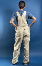 Load image into Gallery viewer, Vintage 1980s Distressed White CARHARTT Dungarees
