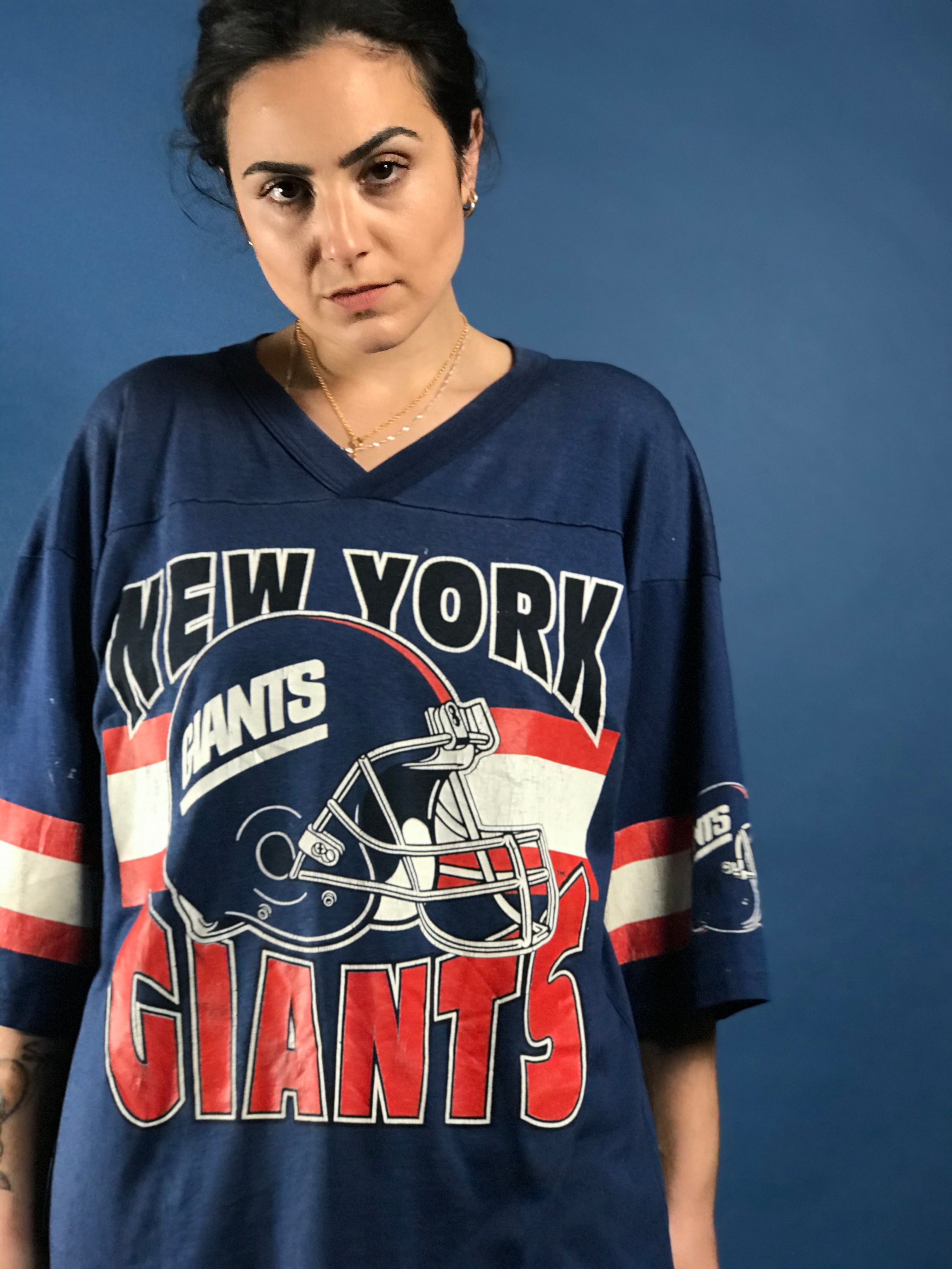 Vintage 1970s NFL New York GIANTS Jersey/Tshirt