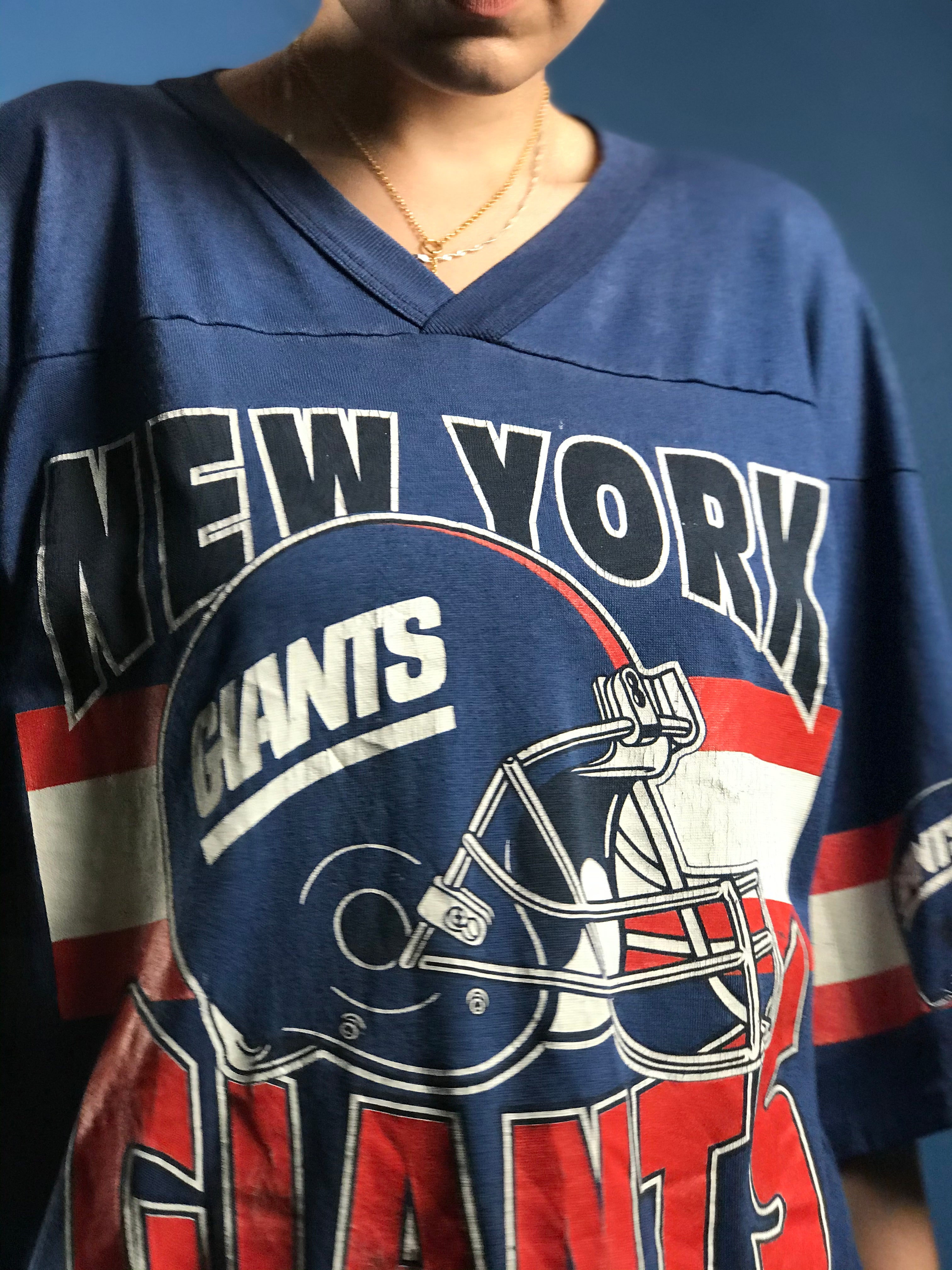 Vintage 1970s NFL New York GIANTS Jersey/Tshirt