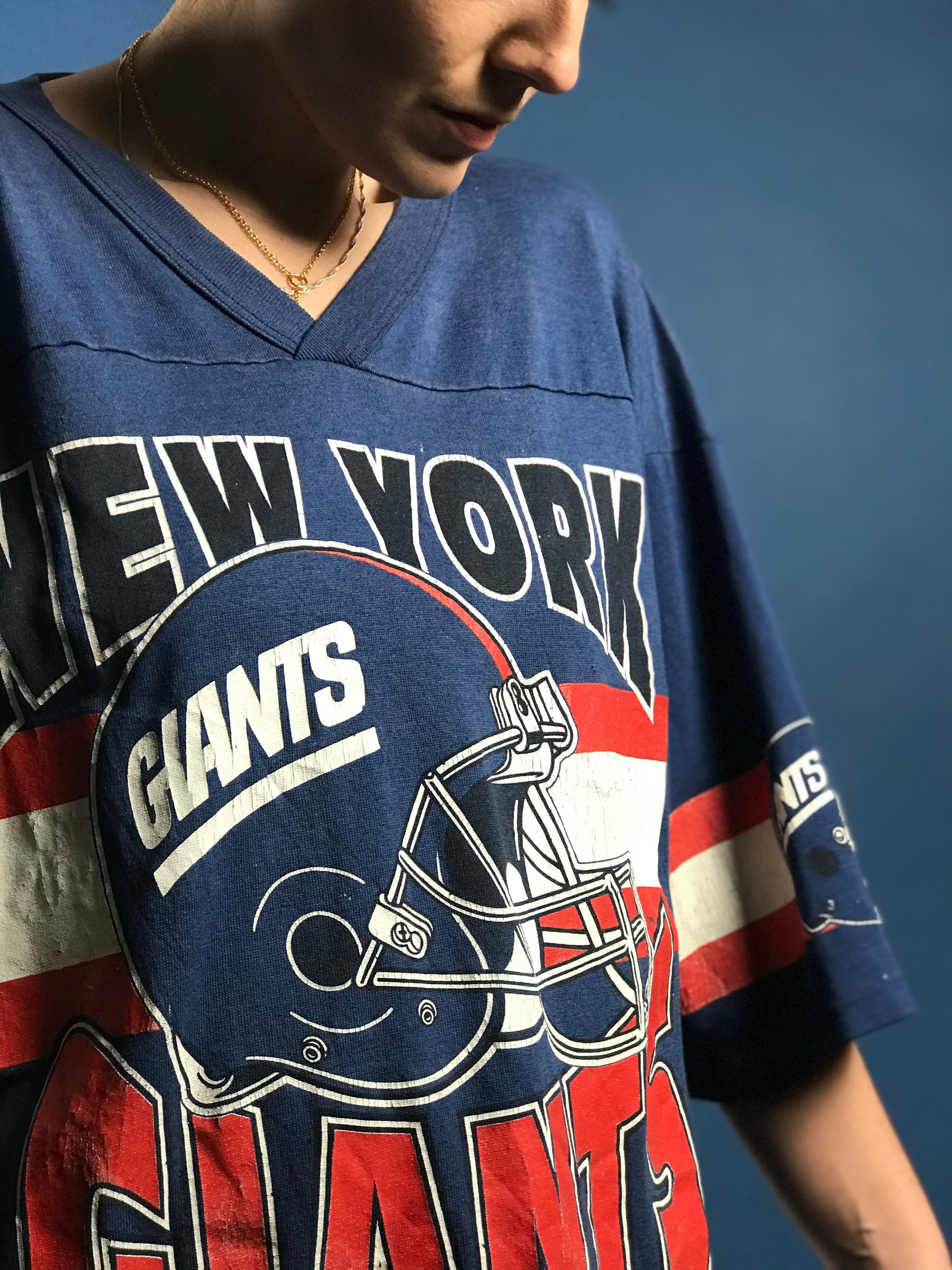 Vintage 1970s NFL New York GIANTS Jersey/Tshirt