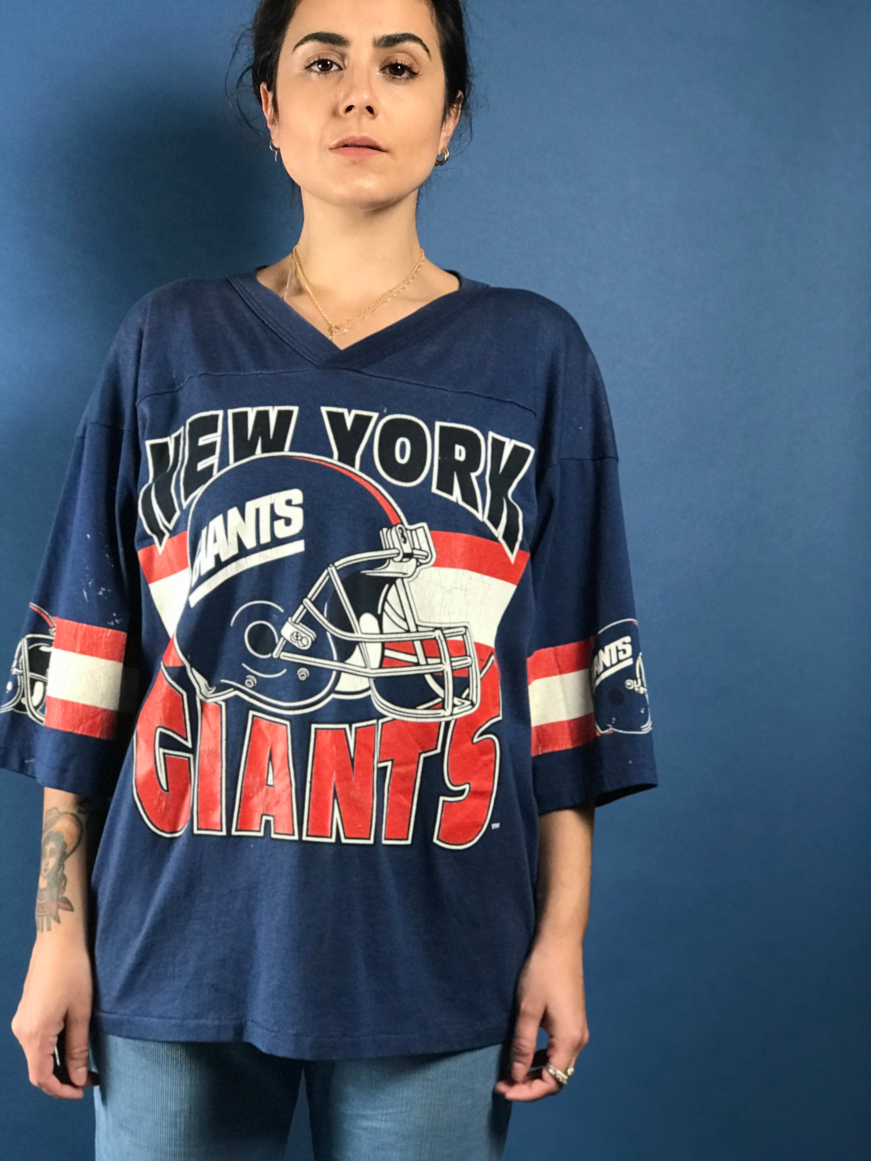 Vintage 1970s NFL New York GIANTS Jersey/Tshirt