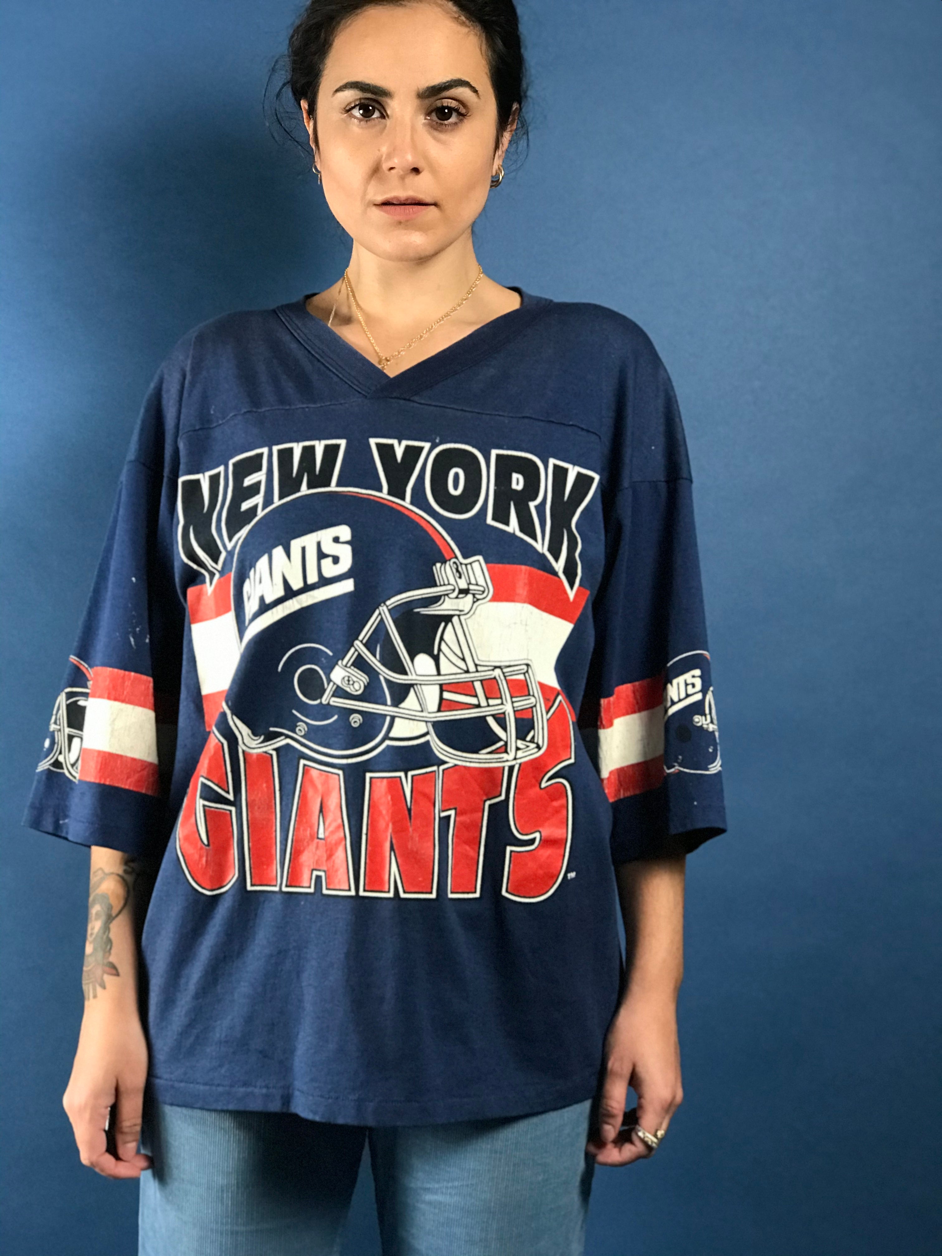 Vintage 1970s NFL New York GIANTS Jersey/Tshirt