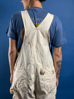 Load image into Gallery viewer, Vintage 1980s Distressed White CARHARTT Dungarees
