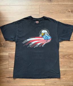 Vintage 1997 Harley Davidson T-shirt w/ Eagle Illustration