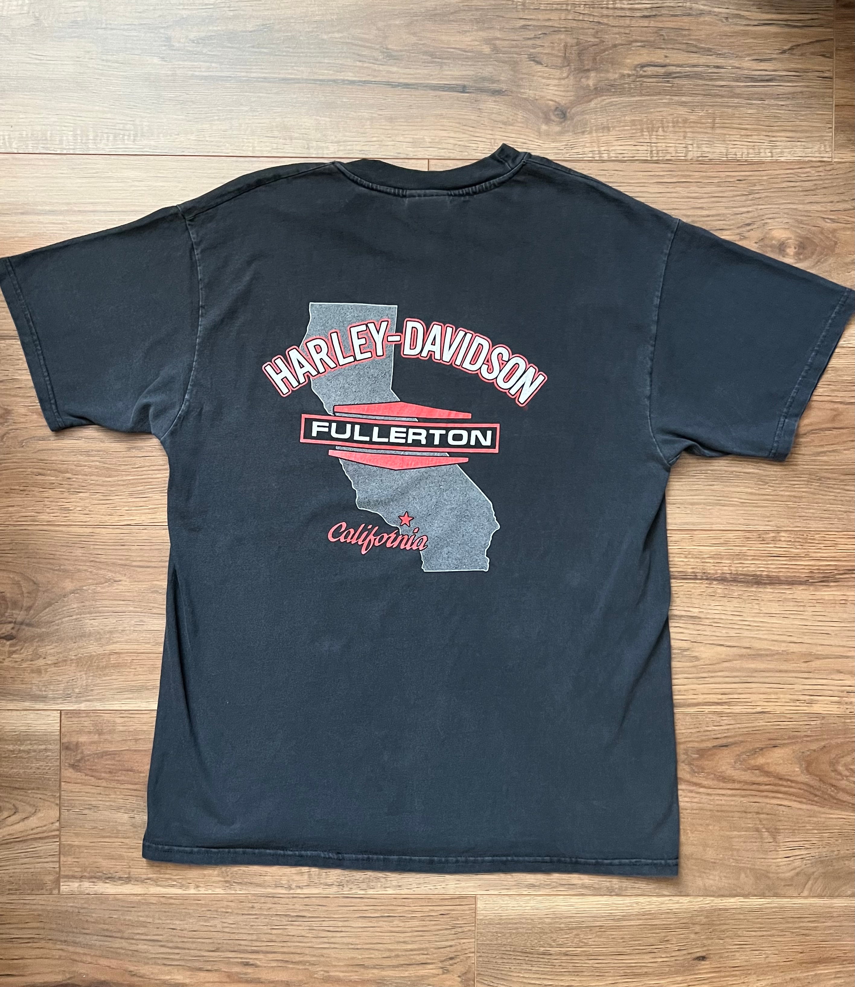 Vintage 1997 Harley Davidson T-shirt w/ Eagle Illustration