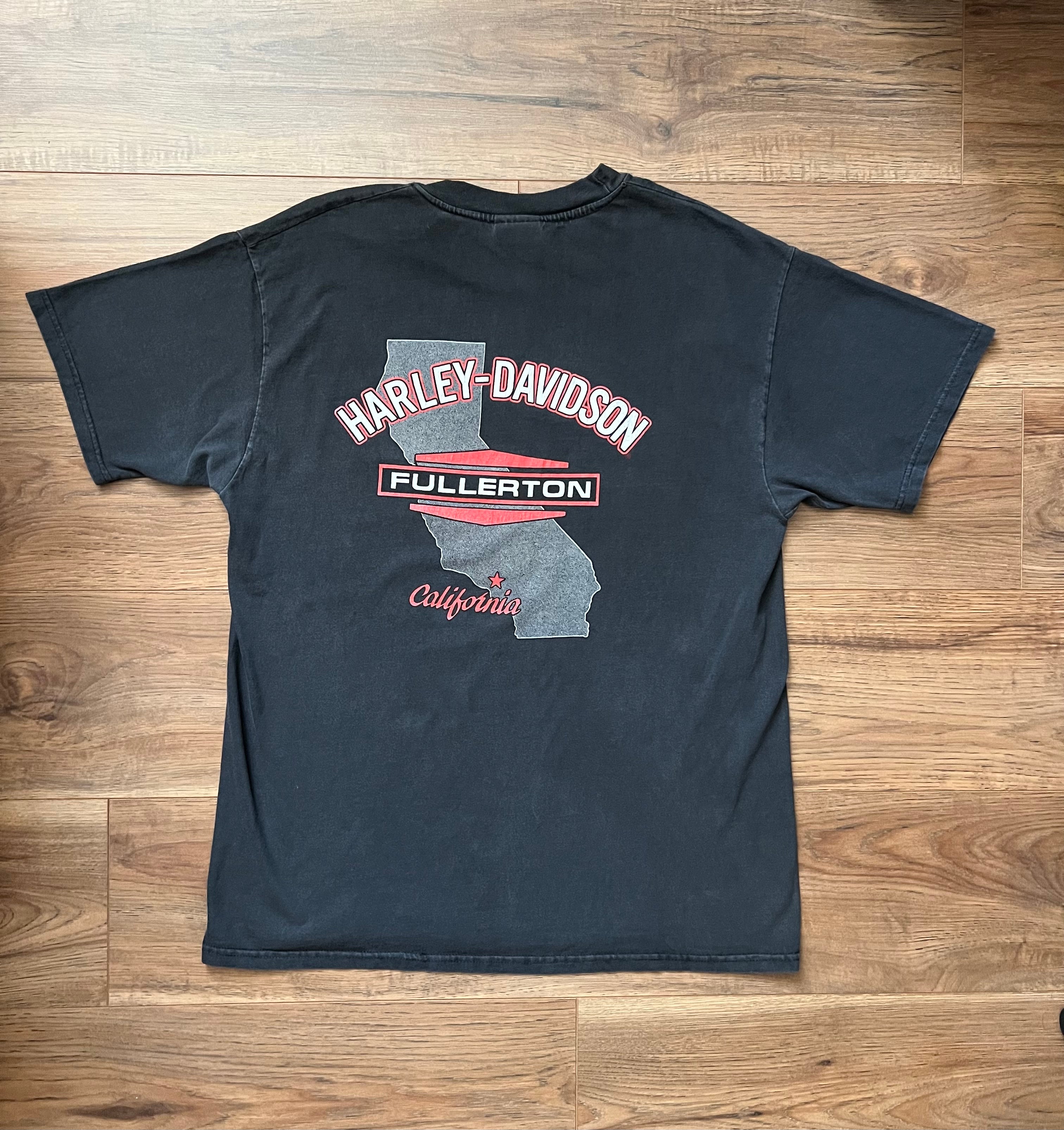 Vintage 1997 Harley Davidson T-shirt w/ Eagle Illustration