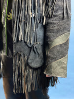 Load image into Gallery viewer, Vintage 1980s Suede Leather Western Jacket with Fringe
