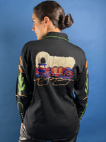 Load image into Gallery viewer, Vintage 1960s Rockmount Western Shirt w/ Embroidered Western Scenes
