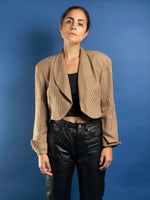 Load image into Gallery viewer, Vintage 1980s Christian Dior Wool Cropped Jacket
