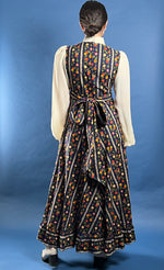 Load image into Gallery viewer, Vintage 1960s Prairie Floral Maxi Dress
