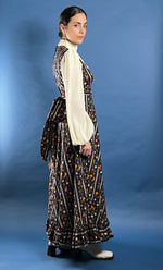 Load image into Gallery viewer, Vintage 1960s Prairie Floral Maxi Dress
