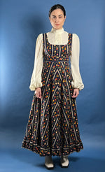 Load image into Gallery viewer, Vintage 1960s Prairie Floral Maxi Dress
