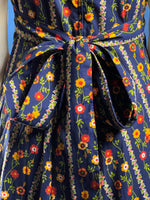 Load image into Gallery viewer, Vintage 1960s Prairie Floral Maxi Dress
