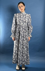 Load image into Gallery viewer, Vintage 1970s Prairie Boho Floral Maxi Dress
