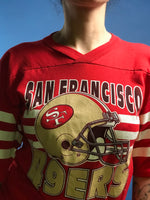 Load image into Gallery viewer, Vintage 1970s SAN FRANCISCO 49ERS American Football 50/50 Jersey
