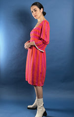 Load image into Gallery viewer, Vintage 1970s Richard Shops Stripe Prairie Dress
