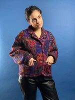 Load image into Gallery viewer, Vintage 1980s MISSONI Wool Abstract Pattern Jacket
