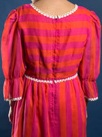 Load image into Gallery viewer, Vintage 1970s Richard Shops Stripe Prairie Dress
