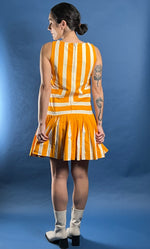 Load image into Gallery viewer, Vintage 1960s Elisabeth Stewart Mod style Dress w/ Geo Pattern
