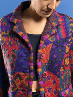 Load image into Gallery viewer, Vintage 1980s MISSONI Wool Abstract Pattern Jacket
