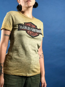 Vintage 1990s Harley Davidson T-shirt w/ Studs