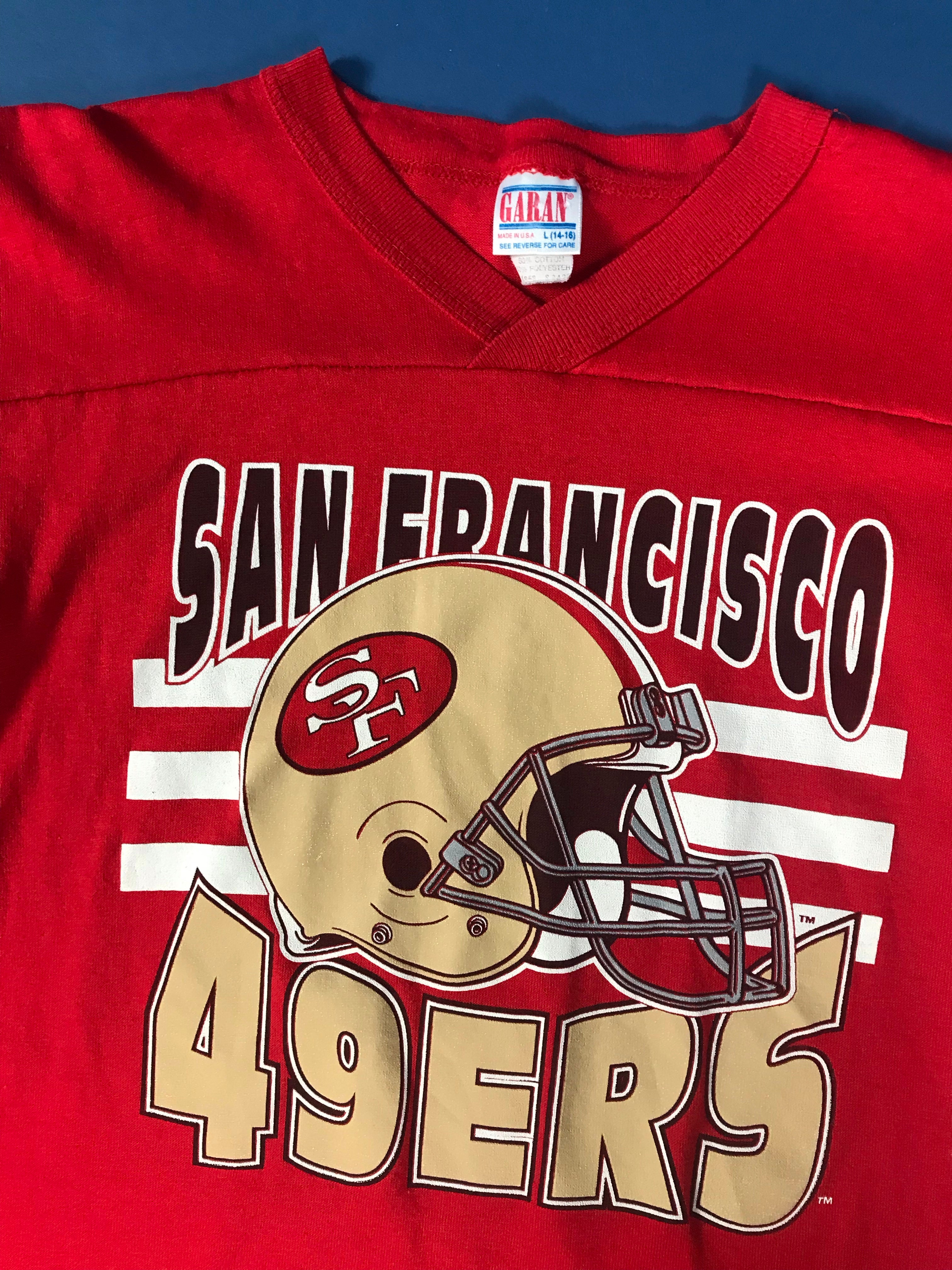 Vintage 1970s SAN FRANCISCO 49ERS American Football 50/50 Jersey