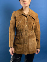 Load image into Gallery viewer, Vintage 1960s Sears Suede Leather Mod Jacket
