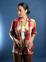 Load image into Gallery viewer, Vintage 1950s Handmade Summer Shirt w/ Talon Zipper
