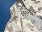 Load image into Gallery viewer, Vintage 1970s Newspaper Print Tie-Waist Top
