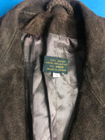 Load image into Gallery viewer, Vintage 1970s Suede Leather Wide Collar Coat
