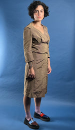 Load image into Gallery viewer, Vintage Early 90s Vivienne Westwood Taffeta Midi Dress, Made in Italy
