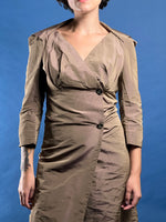 Load image into Gallery viewer, Vintage Early 90s Vivienne Westwood Taffeta Midi Dress, Made in Italy
