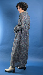 Load image into Gallery viewer, Vintage 1970s Marion Donaldson Prairie Cottage Core Maxi Floral Dress
