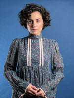 Load image into Gallery viewer, Vintage 1970s Marion Donaldson Prairie Cottage Core Maxi Floral Dress
