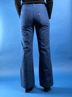 Load image into Gallery viewer, Vintage 1970s LEVI&#39;s BIG E White Label Flare Jeans
