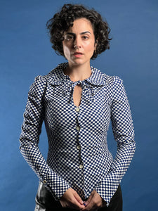 Vintage 1960s Mod Style Check Shirt