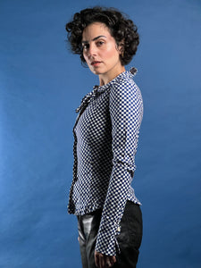 Vintage 1960s Mod Style Check Shirt