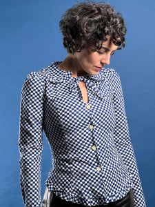 Vintage 1960s Mod Style Check Shirt